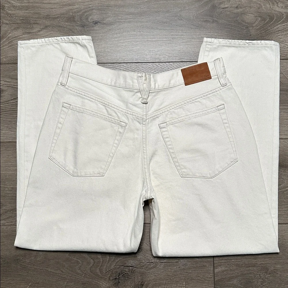 J. Crew Slouch‎ Boyfriend High Rise Ankle Jeans Tan Size 28.